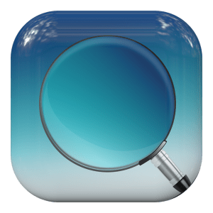 magnifying glass, what types of editors do
