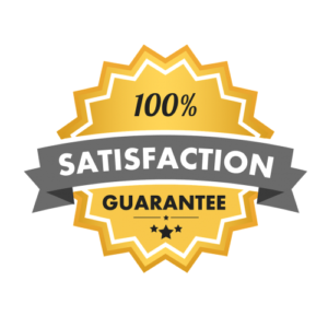 100% Satisfaction Guarantee seal 
