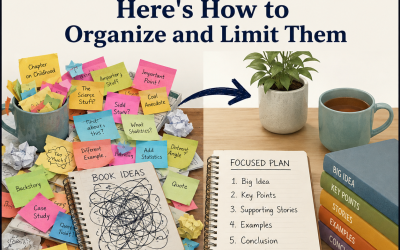 Your Book Has Too Many Ideas: How to Organize and Limit Them